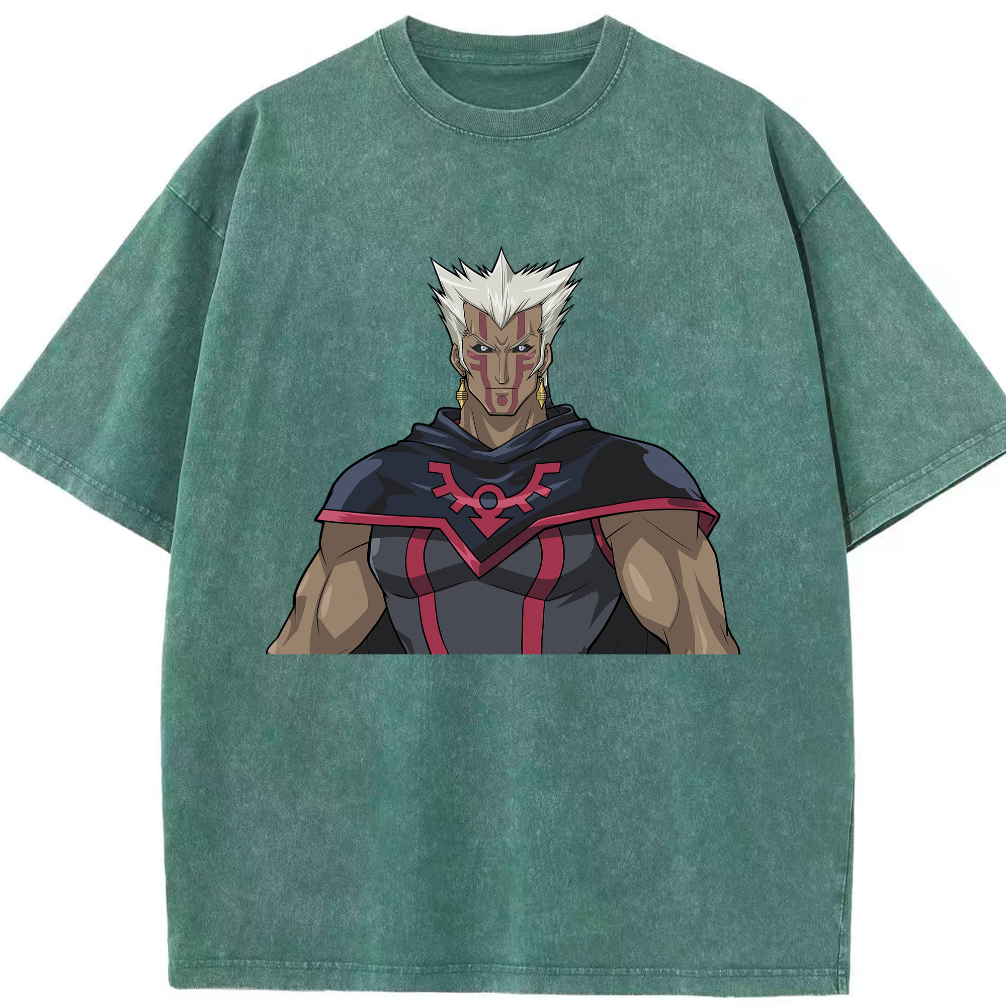 （画像用） 遊☆戯☆王 Yu-Gi-Oh! 綿100% ヴィンテージ風 半袖Tシャツ（フロントプリント）